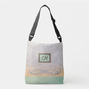 Bolso Cruzado Bonito Monogramado Pastel Tote Bag