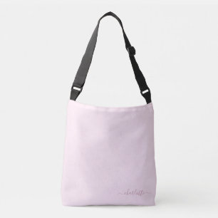 Bolso Cruzado Bonito suave rosa y Rubor