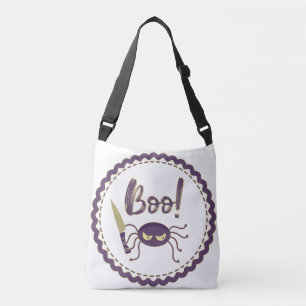Bolso Cruzado Boo divertido personaje de araña de Halloween mano