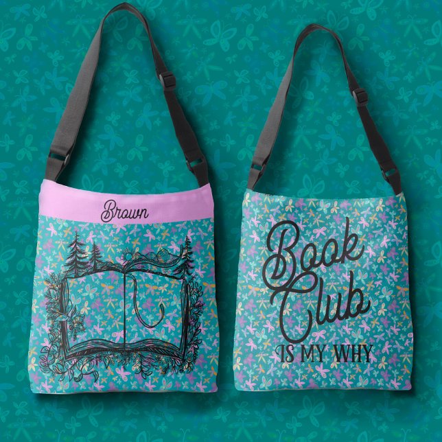 Bolso Cruzado Book club is my why (Subido por el creador)