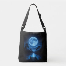 Bosque Celestial Iluminado por la Luna Estética