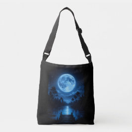 Bolso Cruzado Bosque Celestial Iluminado por la Luna Estética