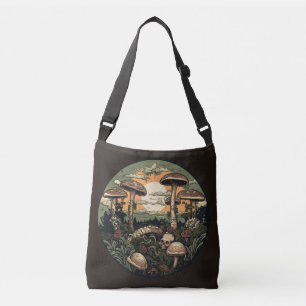 Bolso Cruzado Bosque de hongos punk