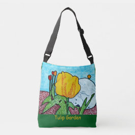 Bolso Cruzado Bosque del jardín Tulip Green