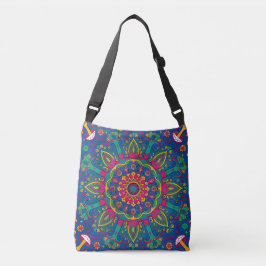 Bolso Cruzado Bosque psicodélico Mandala