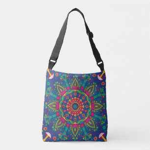 Bolso Cruzado Bosque psicodélico Mandala