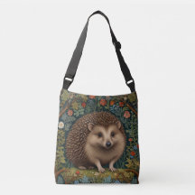 Bosque retro vintage hedgehog woodland botánico