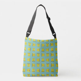 Bolso Cruzado Botas de lluvia amarillas de goma