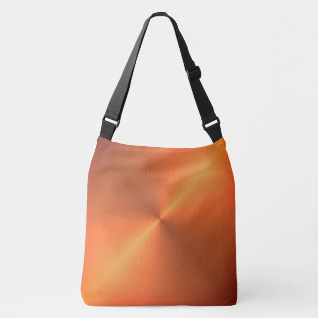 Bolso Cruzado Brillo de óxido naranja (Anverso)