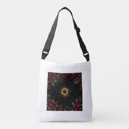 Bolso Cruzado Brillo Festivo de Ónix