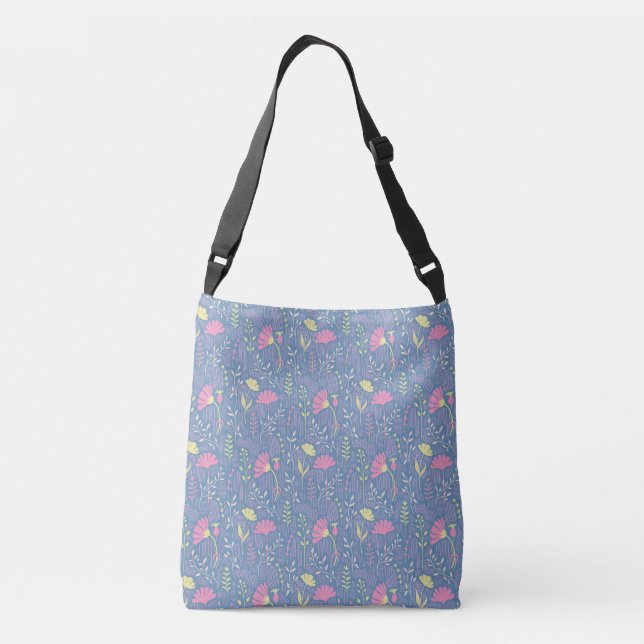 Bolso Cruzado Brisa de prado en flor (Reverso)