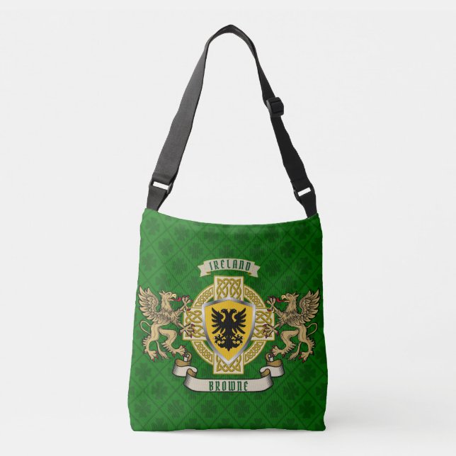 Bolso Cruzado Browne Irish Shield y Celtic Cross (Anverso)