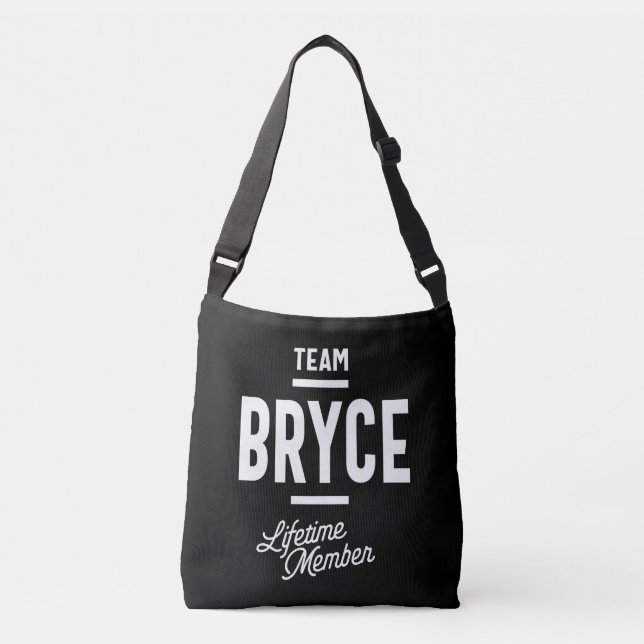Bolso Cruzado Bryce Nombre Personalizado Regalo de cumpleaños (Anverso)