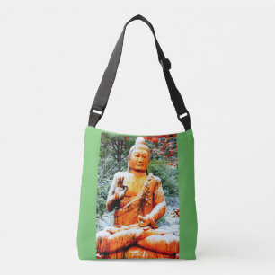 Bolso Cruzado Buda de madera en nieve