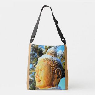 Bolso Cruzado Buda meditating hace frente a Buda