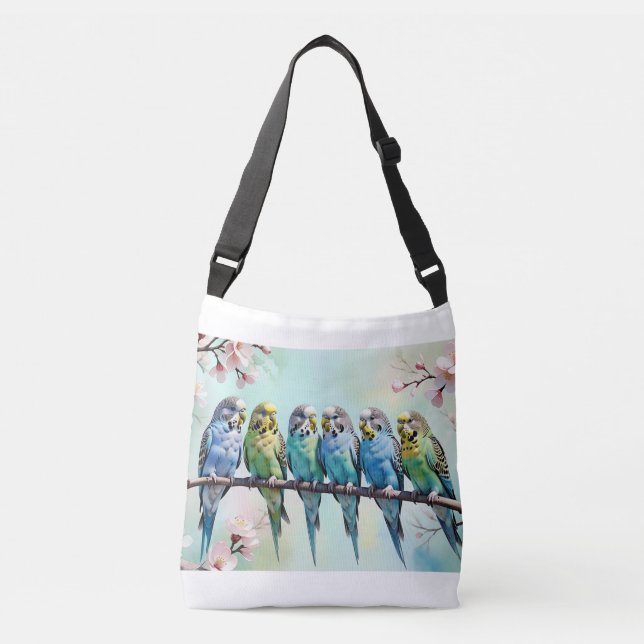 Bolso Cruzado Budgies (Anverso)