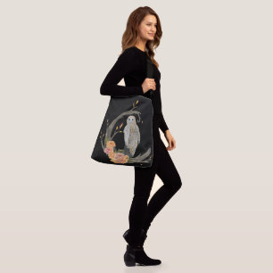 Bolso Cruzado Búho con Rosas