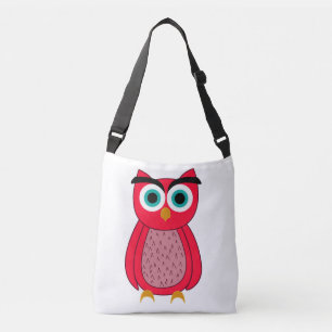 Bolso Cruzado Búho rosa lindo