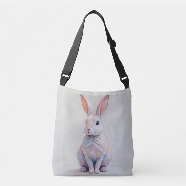Bolso Cruzado Bunny Pastel de bajo contenido de poly (Anverso)