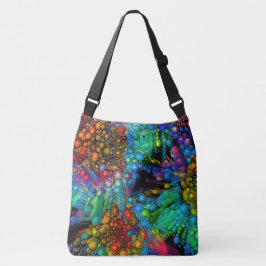 Bolso Cruzado Burbuja psicodélica explota dias abstractas