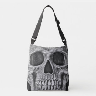Bolso Cruzado Burro gótico Guay Negro Y Blanco Grunge