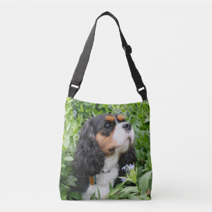 Bolso Cruzado Caballero Tri Color King Charles Spaniel Dog