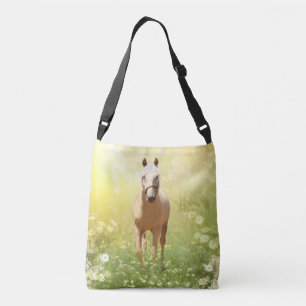 Bolso Cruzado Caballo del Palomino en margaritas