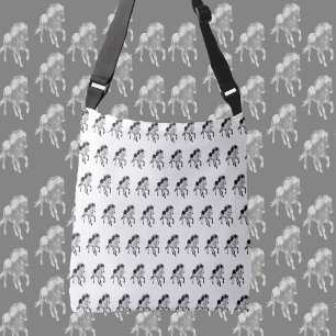 Bolso Cruzado Caballo islandés en movimiento