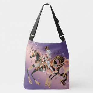 Bolso Cruzado Caballo Mecánico Steampunk & Lady