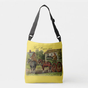 Bolso Cruzado "Caballos de trabajo de época"