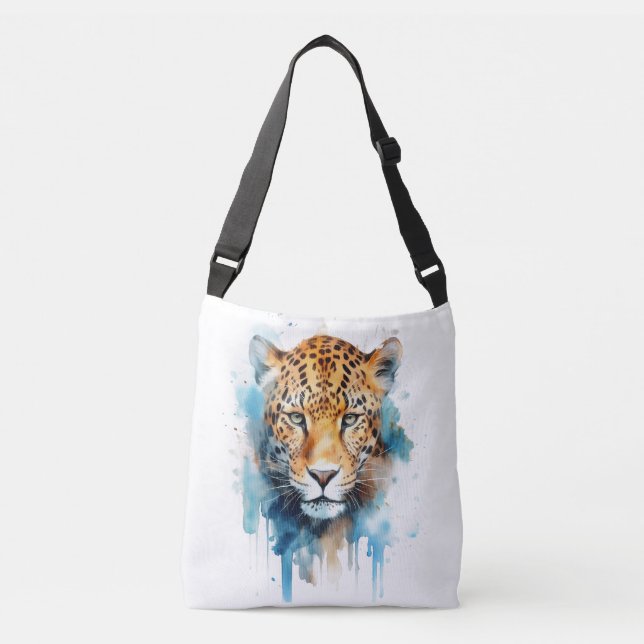 Bolso Cruzado Cabeza leopardo (Anverso)