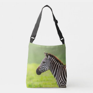 Bolso Cruzado Cabeza Zebra. África, Serengeti
