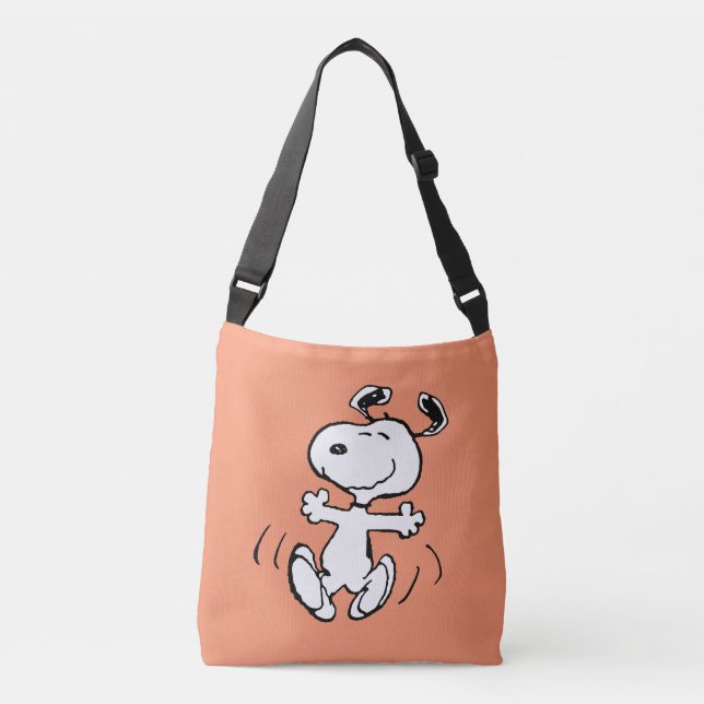 Bolso Cruzado Cacahuetes | Un baile feliz Snoopy (Anverso)