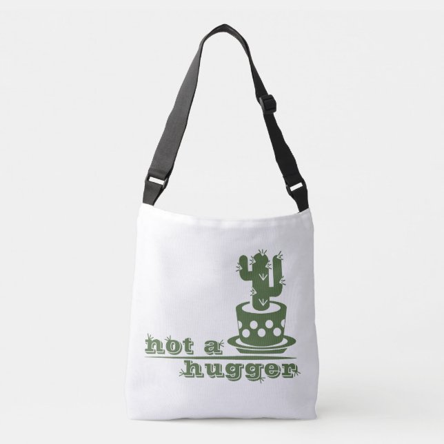Bolso Cruzado Cacti No es gracioso decir (Anverso)