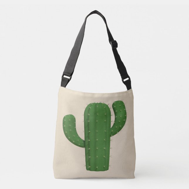 Bolso Cruzado Cactus (Anverso)