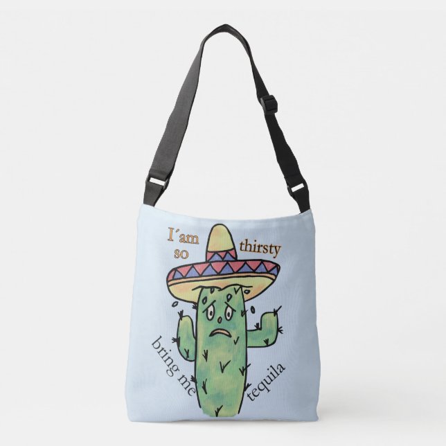 Bolso Cruzado cactus (Anverso)