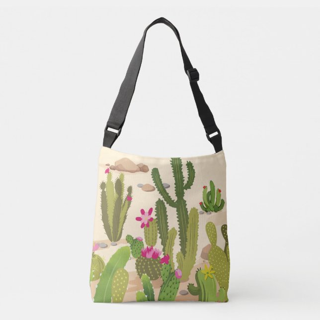 Bolso Cruzado Cactus Variety (Anverso)