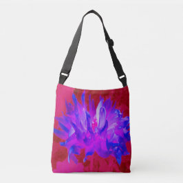 Bolso Cruzado Cactus Violeta Azul y Rosa Caliente Dahlia
