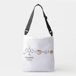 Bolso Cruzado Caffeine Equation Tote Bag–Science Coffee Nerd Bag
