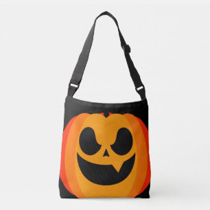 Bolso Cruzado calabaza aterradora feliz de Halloween