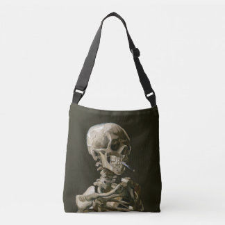Bolso Cruzado Calavera con cigarrillo encendido de Vincent van G