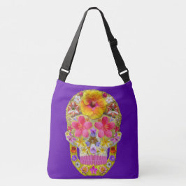 Bolso Cruzado Calavera de flores 4 - Tropical