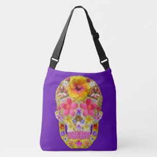 Bolso Cruzado Calavera de flores 4 - Tropical