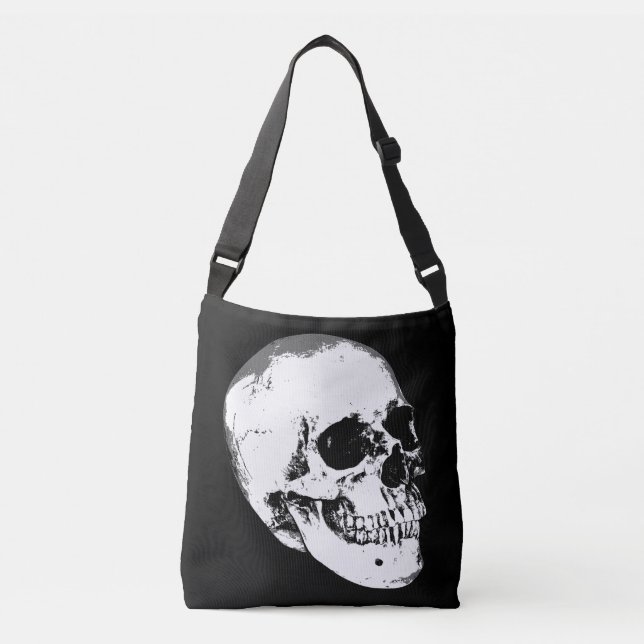 Bolso Cruzado Calavera gótica vintage (Anverso)