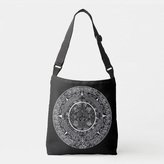 Bolso Cruzado Calendario maya azteca azteca 3 (Anverso)