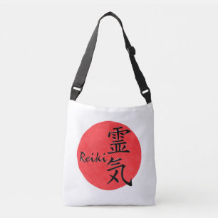 Bolso Cruzado Caligrafía De Reiki Y Palabra 1
