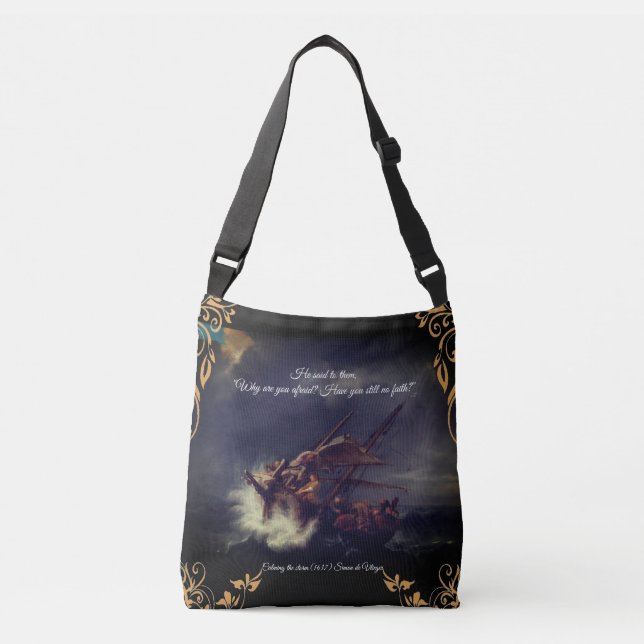 Bolso Cruzado Calmando el mar (Anverso)