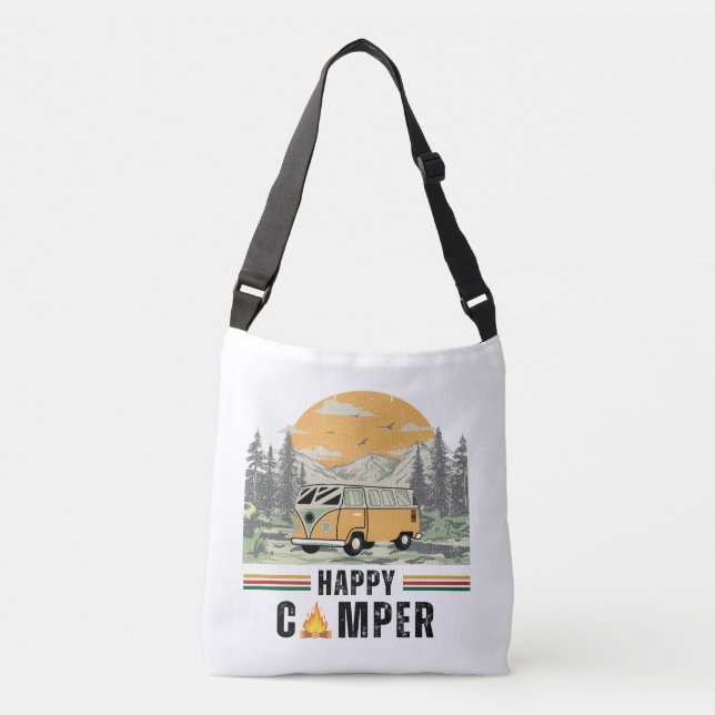 Bolso Cruzado Camioneta de montaña White Vintage (Anverso)