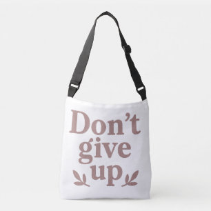 Bolso Cruzado Camiseta de perseverancia Purpurinoso