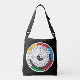 Bolso Cruzado Camiseta Tradicional De Clock De Medicina China Sh
